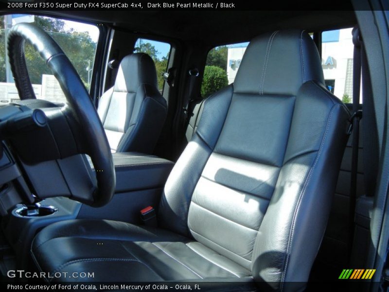  2008 F350 Super Duty FX4 SuperCab 4x4 Black Interior