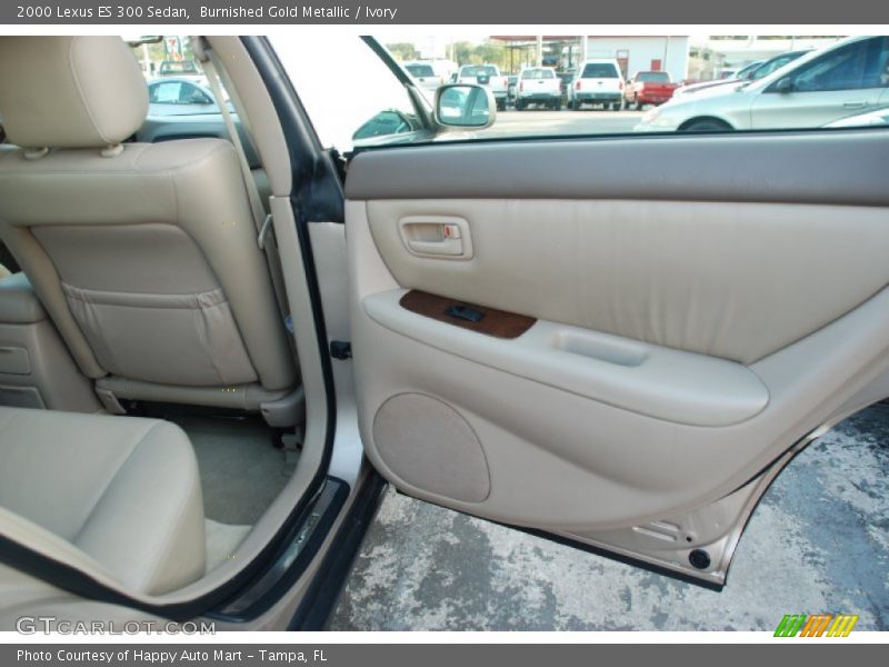 Burnished Gold Metallic / Ivory 2000 Lexus ES 300 Sedan
