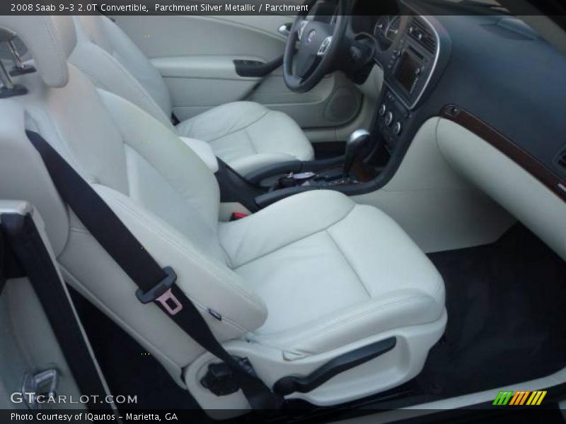 Parchment Silver Metallic / Parchment 2008 Saab 9-3 2.0T Convertible