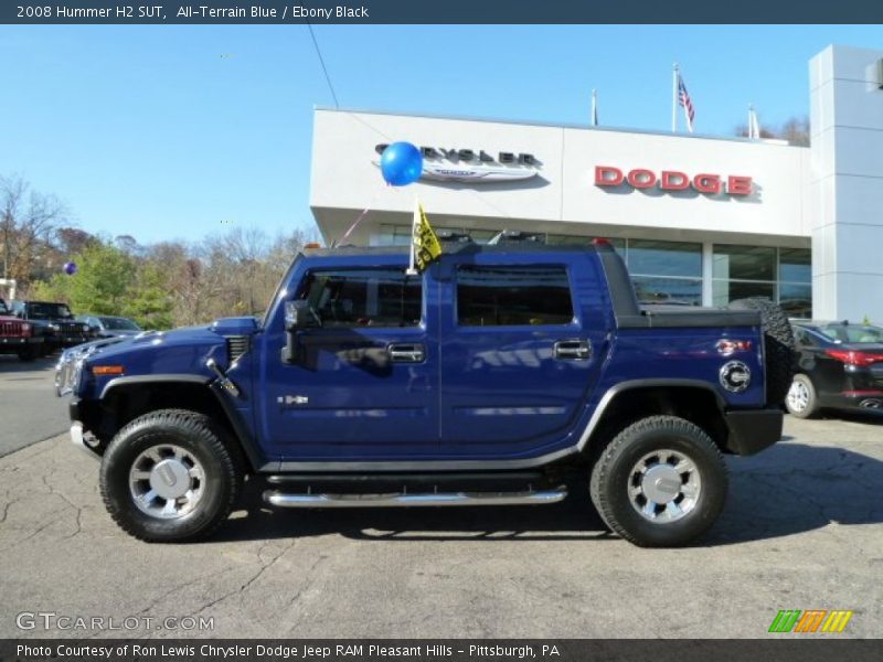 All-Terrain Blue / Ebony Black 2008 Hummer H2 SUT