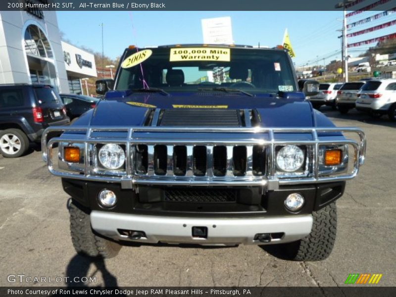 All-Terrain Blue / Ebony Black 2008 Hummer H2 SUT