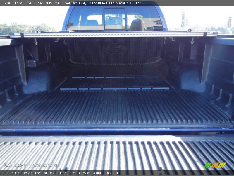 Dark Blue Pearl Metallic / Black 2008 Ford F350 Super Duty FX4 SuperCab 4x4