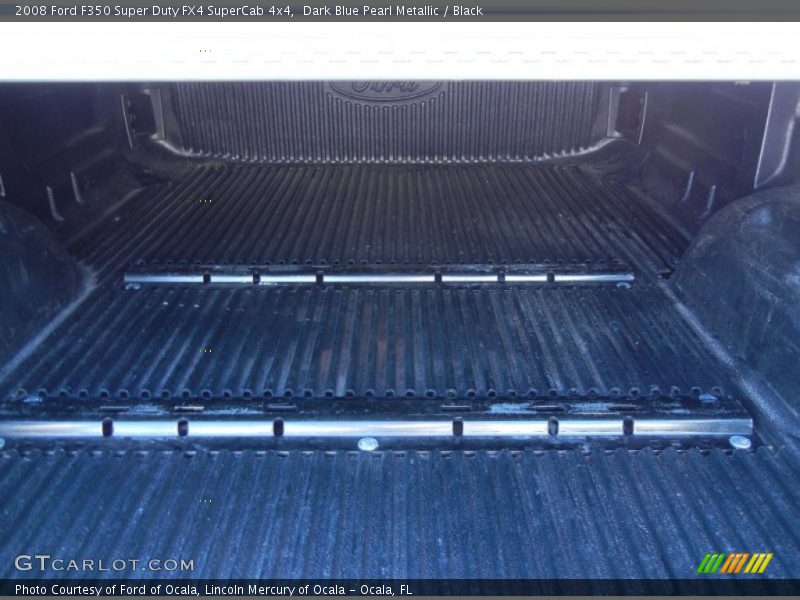 Dark Blue Pearl Metallic / Black 2008 Ford F350 Super Duty FX4 SuperCab 4x4