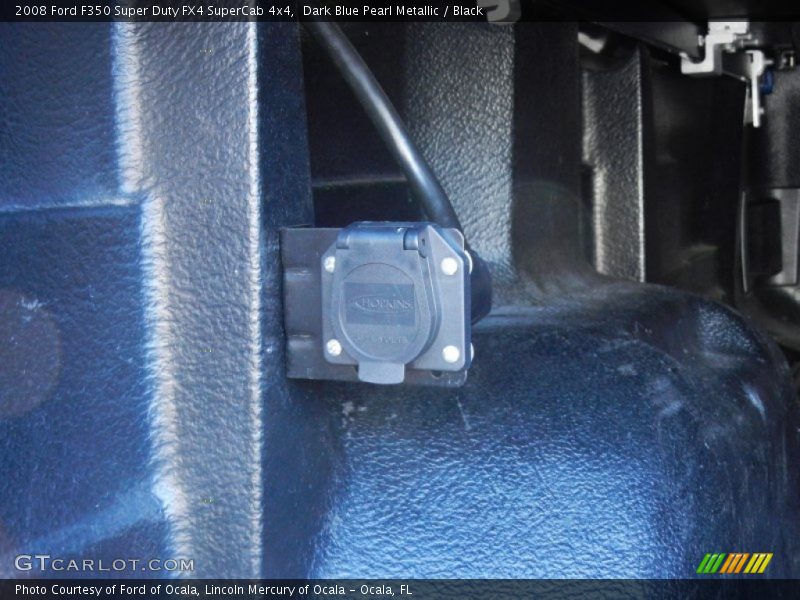 Dark Blue Pearl Metallic / Black 2008 Ford F350 Super Duty FX4 SuperCab 4x4