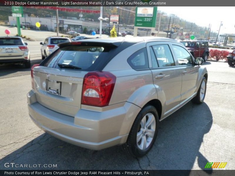 Light Sandstone Metallic / Dark Slate Gray/Medium Graystone 2010 Dodge Caliber Mainstreet