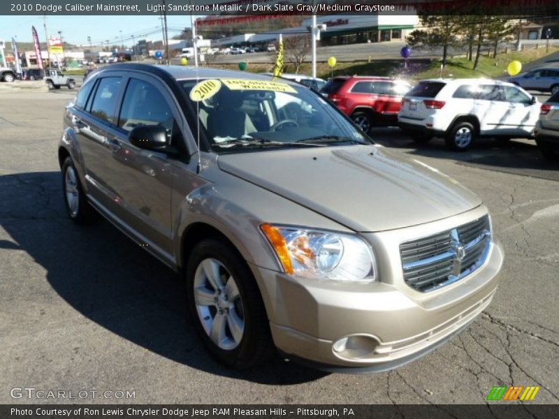Light Sandstone Metallic / Dark Slate Gray/Medium Graystone 2010 Dodge Caliber Mainstreet