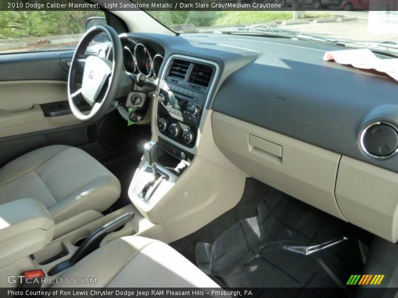 Light Sandstone Metallic / Dark Slate Gray/Medium Graystone 2010 Dodge Caliber Mainstreet