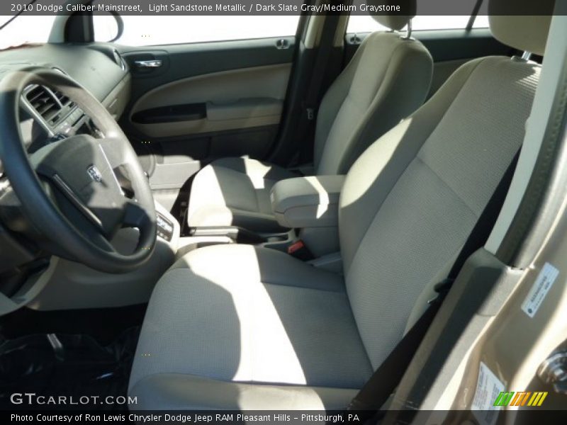 Light Sandstone Metallic / Dark Slate Gray/Medium Graystone 2010 Dodge Caliber Mainstreet