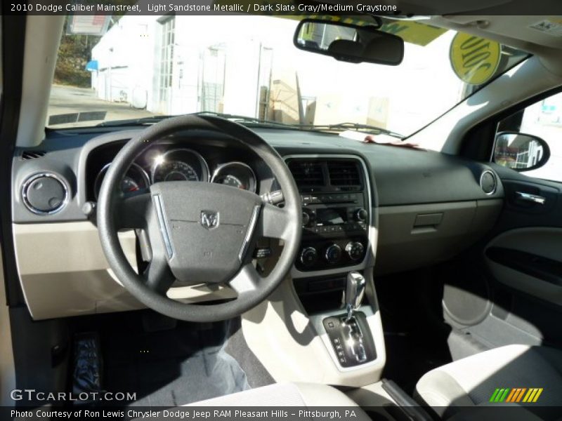 Light Sandstone Metallic / Dark Slate Gray/Medium Graystone 2010 Dodge Caliber Mainstreet