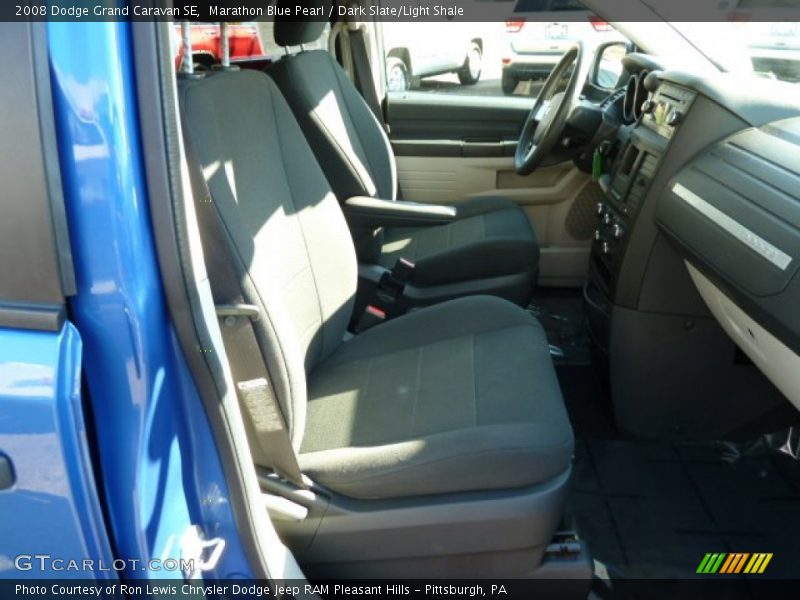 Marathon Blue Pearl / Dark Slate/Light Shale 2008 Dodge Grand Caravan SE