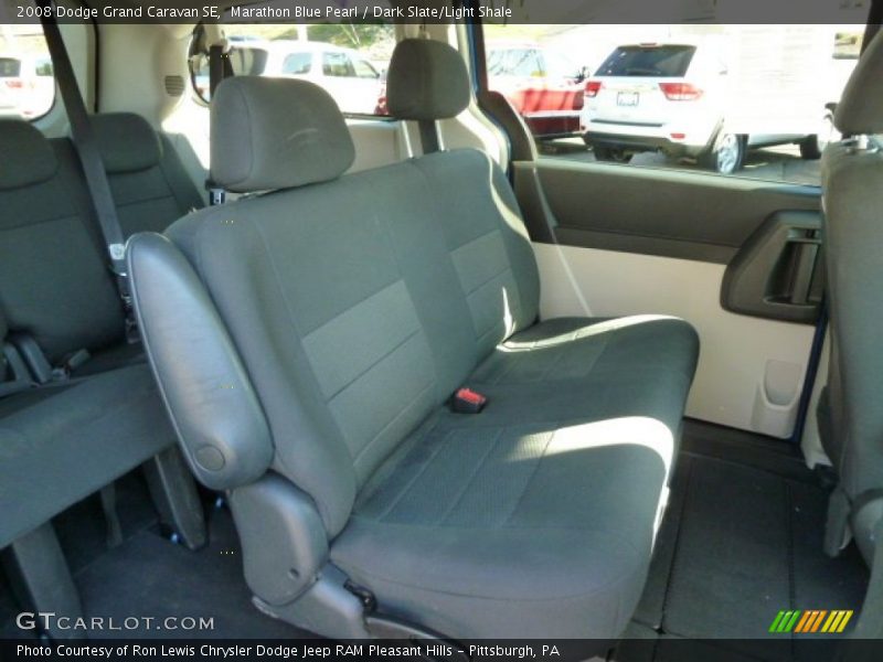 Marathon Blue Pearl / Dark Slate/Light Shale 2008 Dodge Grand Caravan SE