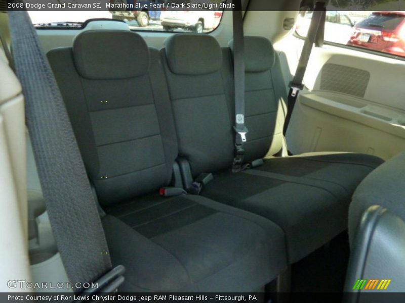 Marathon Blue Pearl / Dark Slate/Light Shale 2008 Dodge Grand Caravan SE