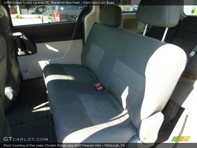 Marathon Blue Pearl / Dark Slate/Light Shale 2008 Dodge Grand Caravan SE