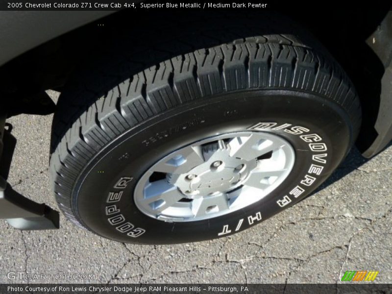 Superior Blue Metallic / Medium Dark Pewter 2005 Chevrolet Colorado Z71 Crew Cab 4x4