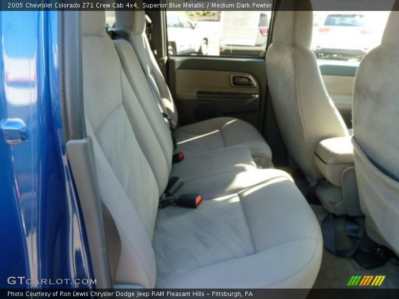 Superior Blue Metallic / Medium Dark Pewter 2005 Chevrolet Colorado Z71 Crew Cab 4x4
