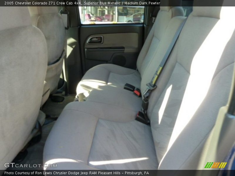 Superior Blue Metallic / Medium Dark Pewter 2005 Chevrolet Colorado Z71 Crew Cab 4x4