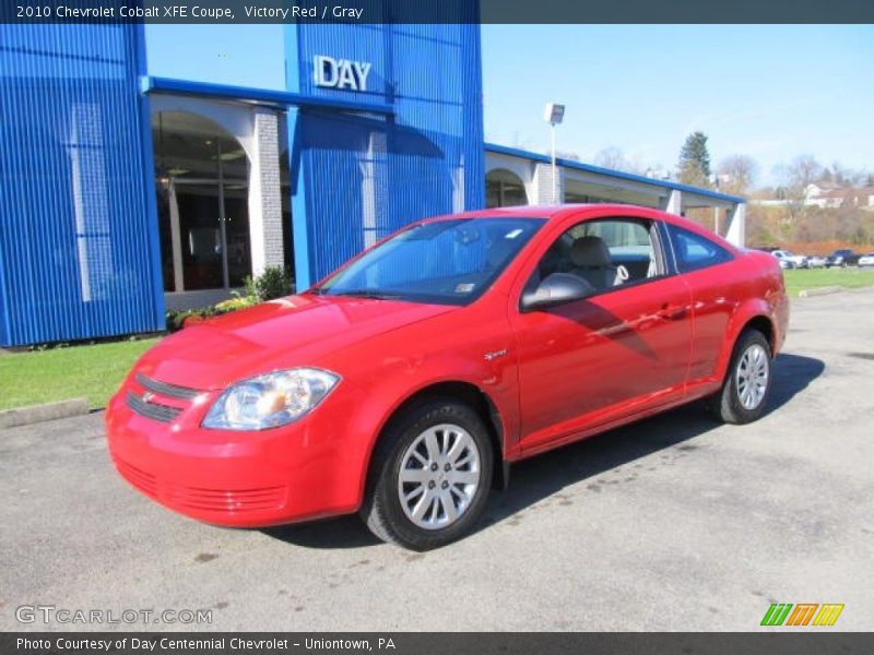Victory Red / Gray 2010 Chevrolet Cobalt XFE Coupe