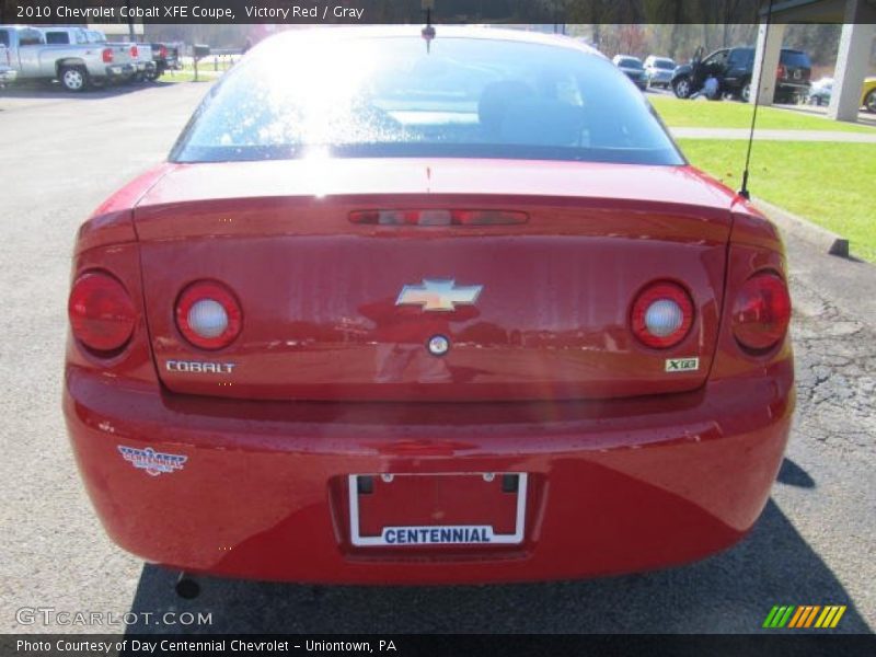 Victory Red / Gray 2010 Chevrolet Cobalt XFE Coupe