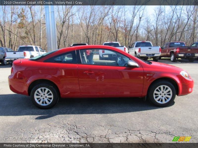 Victory Red / Gray 2010 Chevrolet Cobalt XFE Coupe