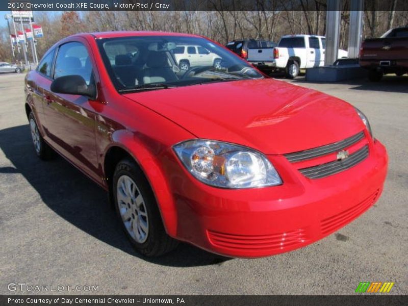 Victory Red / Gray 2010 Chevrolet Cobalt XFE Coupe