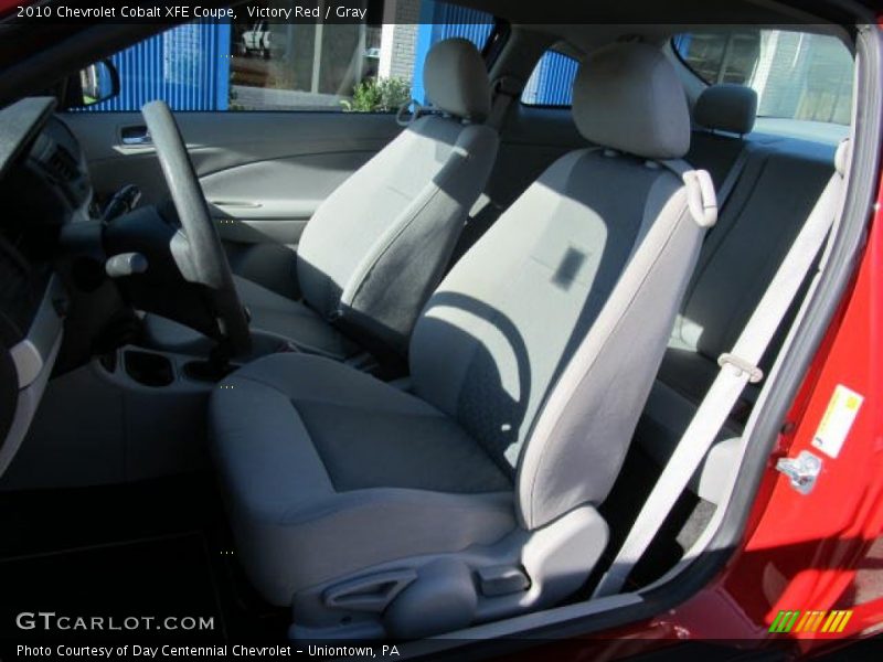 Victory Red / Gray 2010 Chevrolet Cobalt XFE Coupe