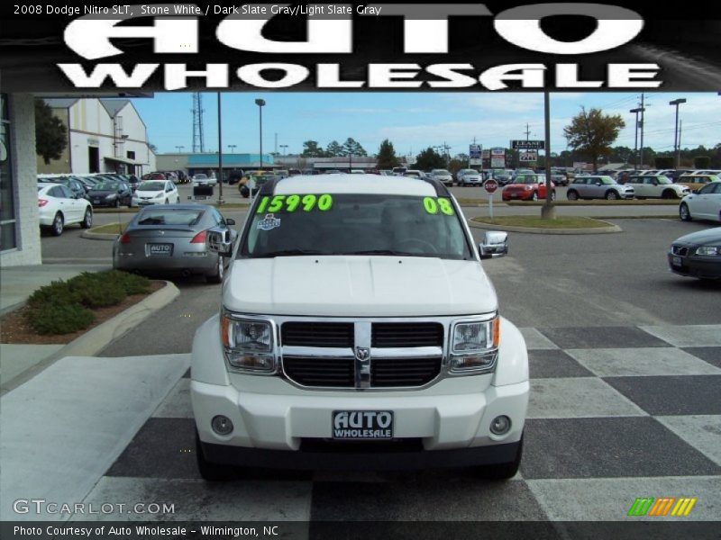 Stone White / Dark Slate Gray/Light Slate Gray 2008 Dodge Nitro SLT