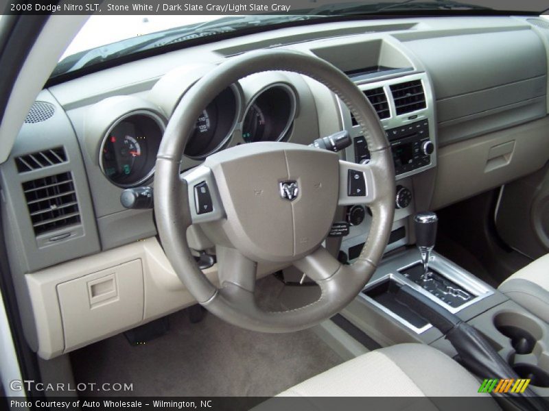 Stone White / Dark Slate Gray/Light Slate Gray 2008 Dodge Nitro SLT