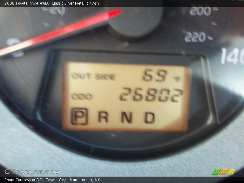 Classic Silver Metallic / Ash 2008 Toyota RAV4 4WD