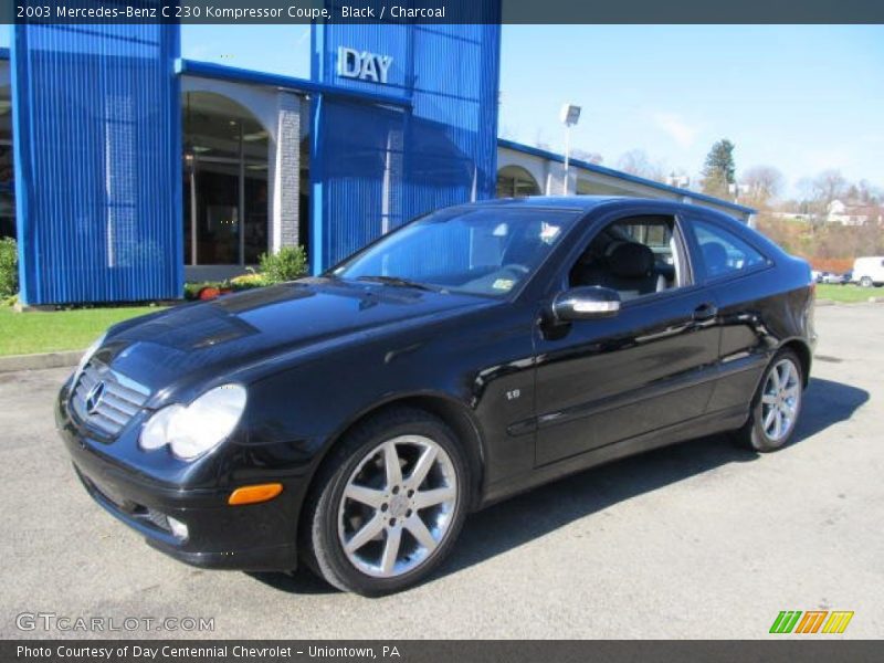 Black / Charcoal 2003 Mercedes-Benz C 230 Kompressor Coupe