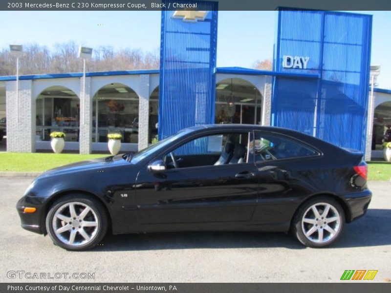 Black / Charcoal 2003 Mercedes-Benz C 230 Kompressor Coupe