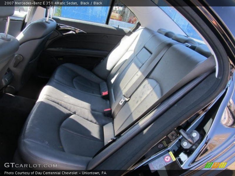 Black / Black 2007 Mercedes-Benz E 350 4Matic Sedan