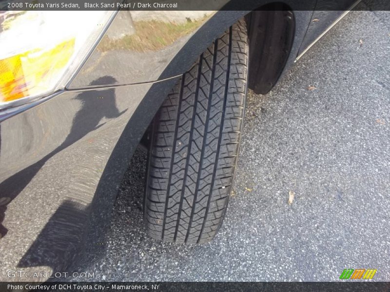 Black Sand Pearl / Dark Charcoal 2008 Toyota Yaris Sedan
