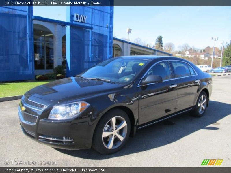 Black Granite Metallic / Ebony 2012 Chevrolet Malibu LT