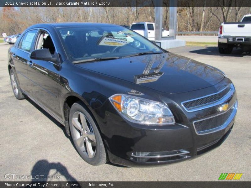Black Granite Metallic / Ebony 2012 Chevrolet Malibu LT