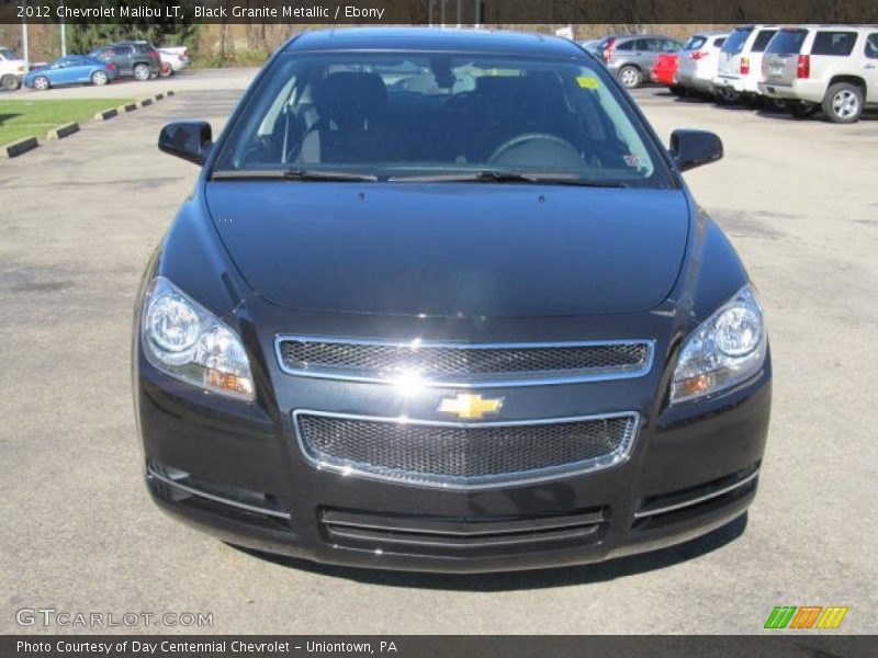 Black Granite Metallic / Ebony 2012 Chevrolet Malibu LT