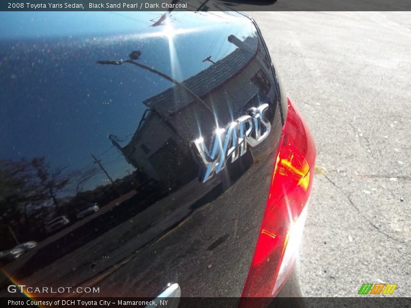 Black Sand Pearl / Dark Charcoal 2008 Toyota Yaris Sedan