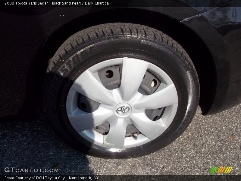 Black Sand Pearl / Dark Charcoal 2008 Toyota Yaris Sedan
