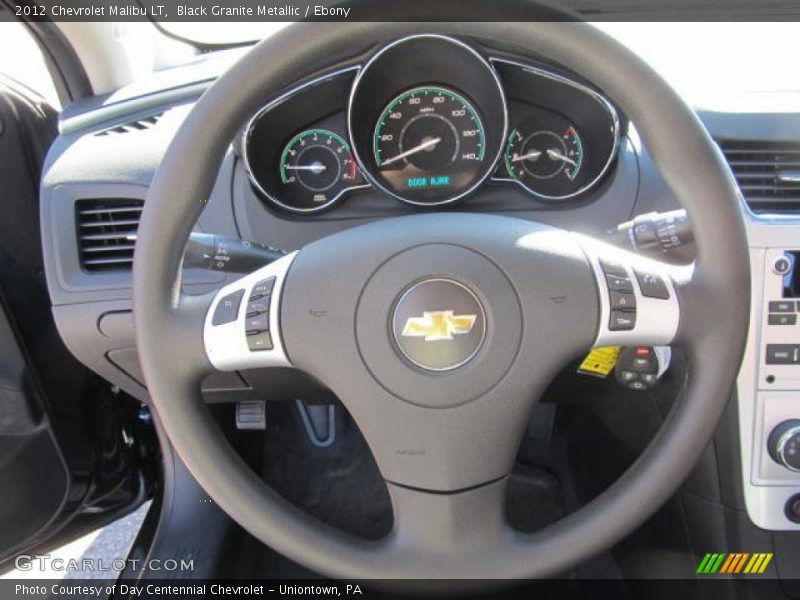 Black Granite Metallic / Ebony 2012 Chevrolet Malibu LT