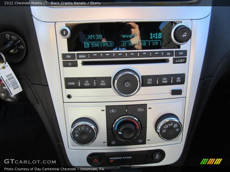 Black Granite Metallic / Ebony 2012 Chevrolet Malibu LT