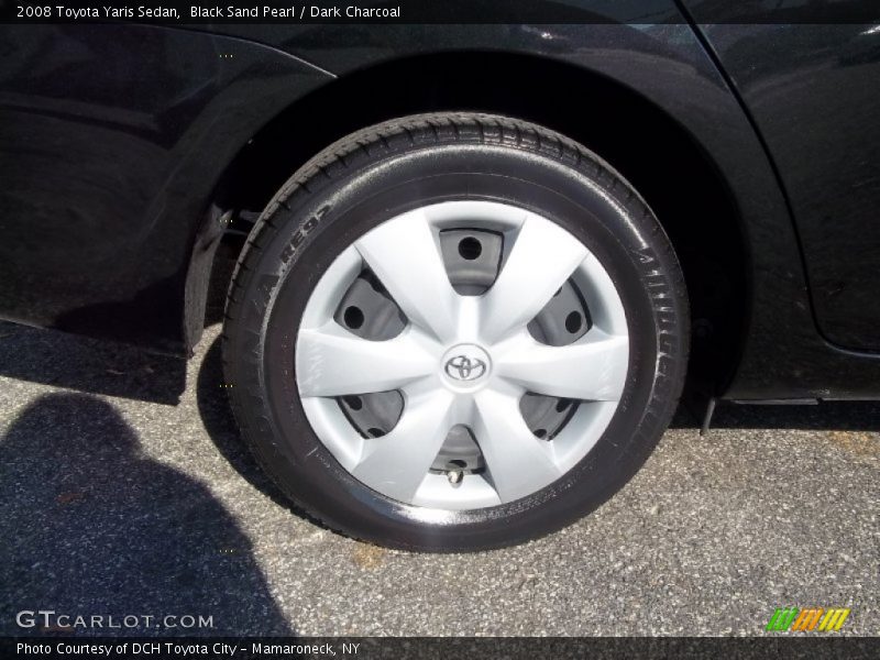 Black Sand Pearl / Dark Charcoal 2008 Toyota Yaris Sedan