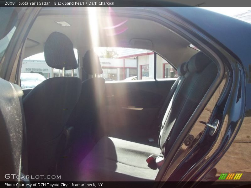 Black Sand Pearl / Dark Charcoal 2008 Toyota Yaris Sedan