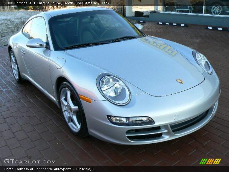 Arctic Silver Metallic / Black 2006 Porsche 911 Carrera Coupe