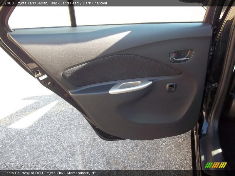 Black Sand Pearl / Dark Charcoal 2008 Toyota Yaris Sedan