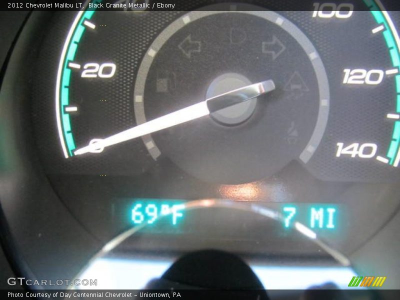 Black Granite Metallic / Ebony 2012 Chevrolet Malibu LT