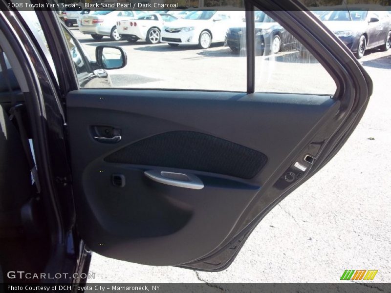 Black Sand Pearl / Dark Charcoal 2008 Toyota Yaris Sedan