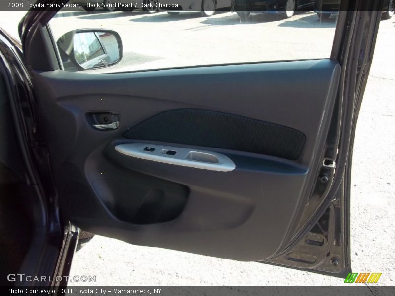 Black Sand Pearl / Dark Charcoal 2008 Toyota Yaris Sedan