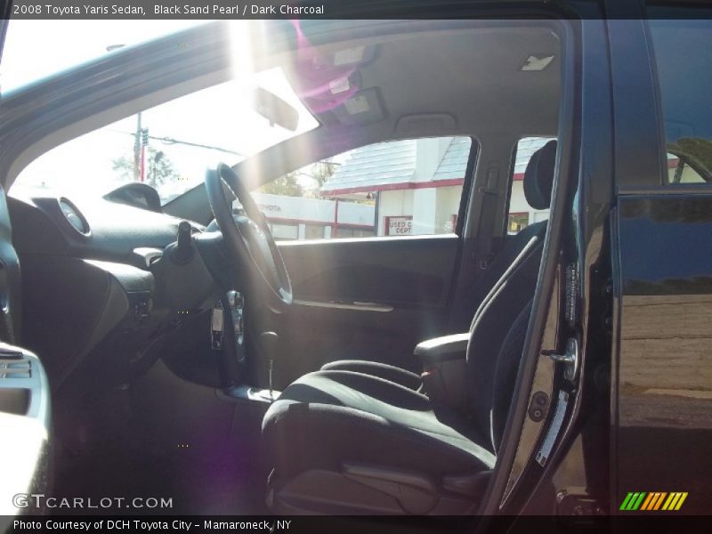 Black Sand Pearl / Dark Charcoal 2008 Toyota Yaris Sedan