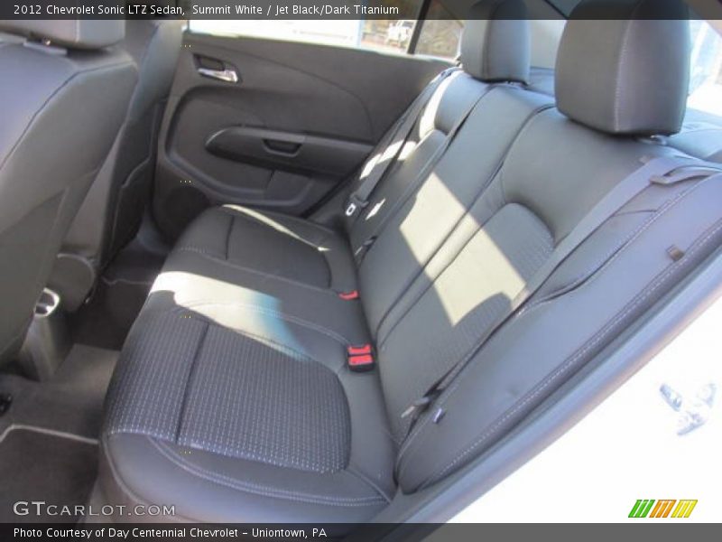 Summit White / Jet Black/Dark Titanium 2012 Chevrolet Sonic LTZ Sedan