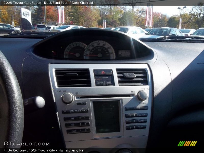 Black Sand Pearl / Dark Charcoal 2008 Toyota Yaris Sedan