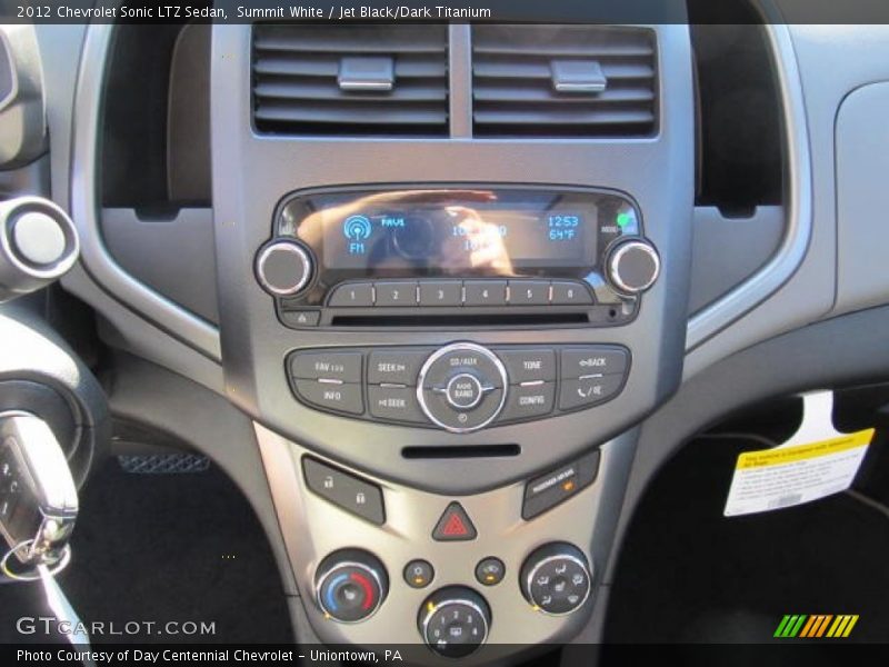 Controls of 2012 Sonic LTZ Sedan